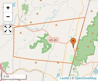 Area schools map